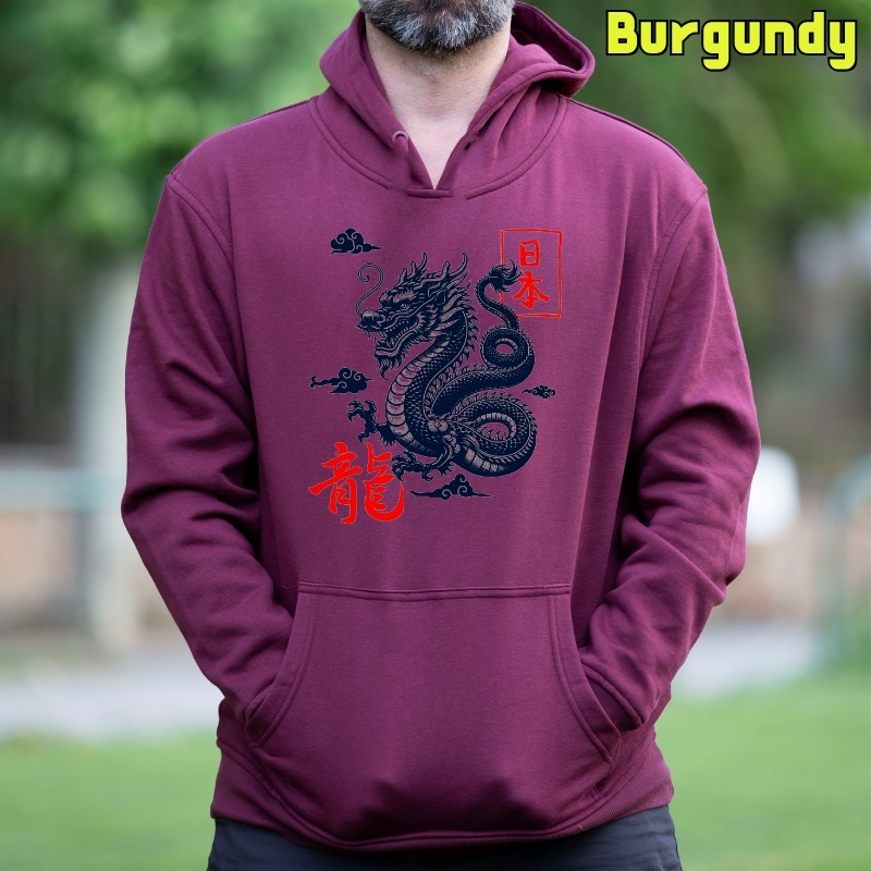 Dragón - Sudadera Hombre Con Capucha