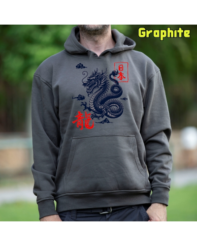 Sudadera hombre con capucha Dragon