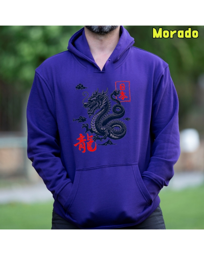 Sudadera hombre con capucha Dragon