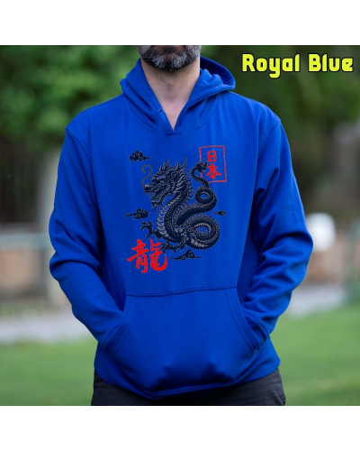 Sudadera hombre con capucha Dragon