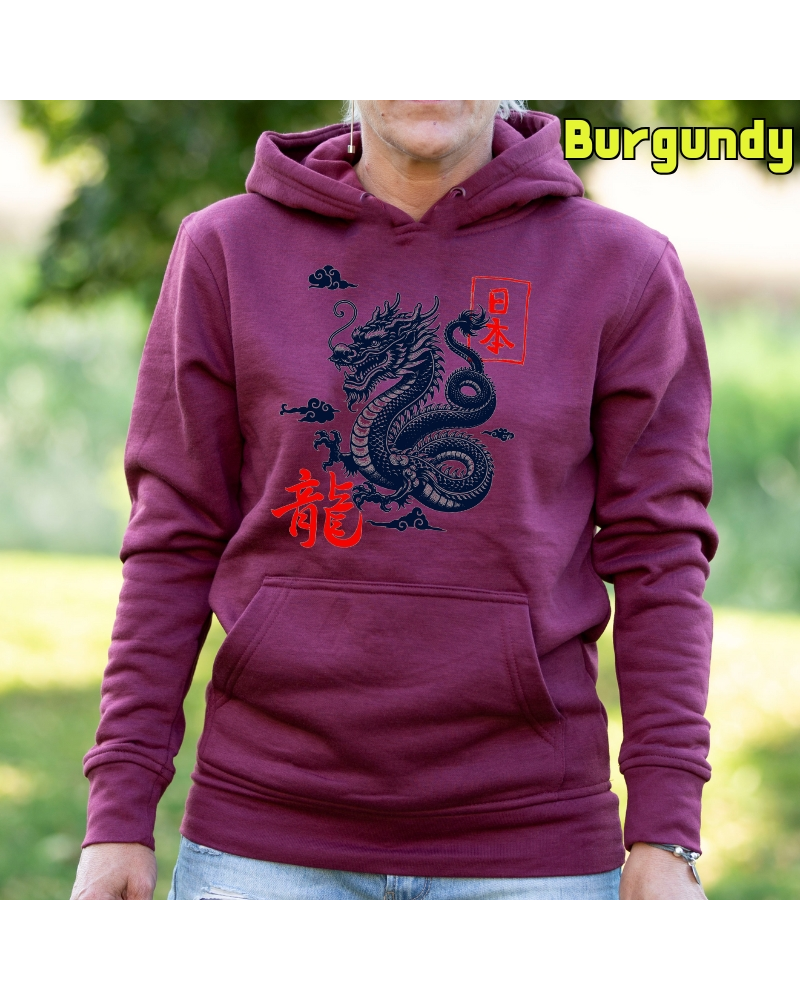 Sudadera mujer con capucha Dragon