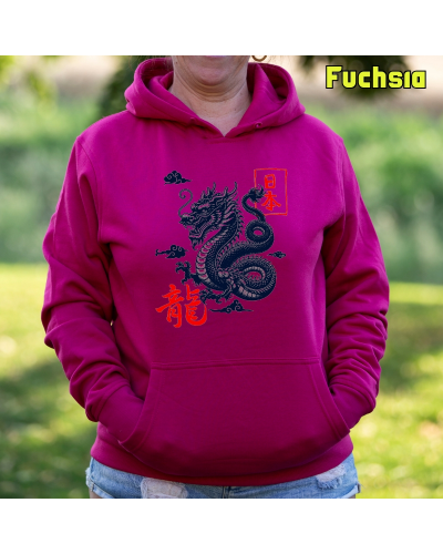 Sudadera mujer con capucha Dragon
