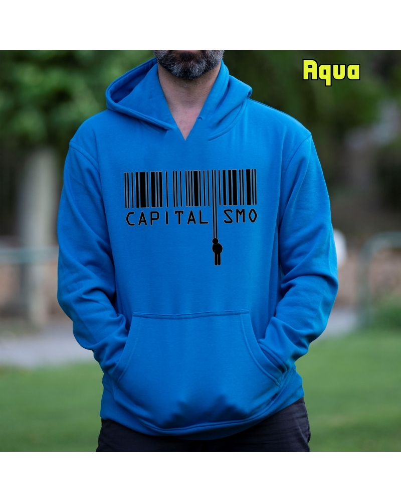 Capitalismo - Sudadera Hombre Con Capucha