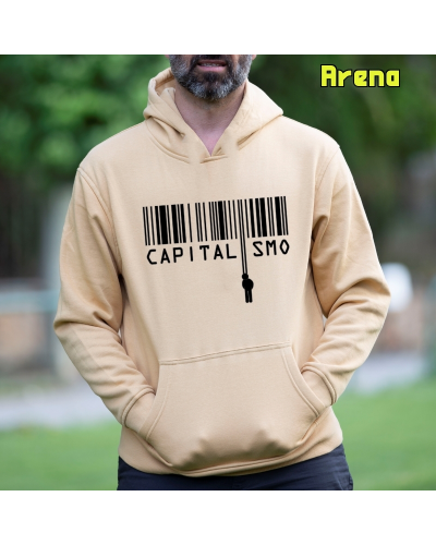 Sudadera hombre con capucha Capitalismo