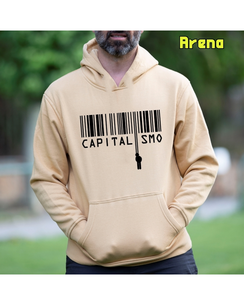 Capitalismo - Sudadera Hombre Con Capucha