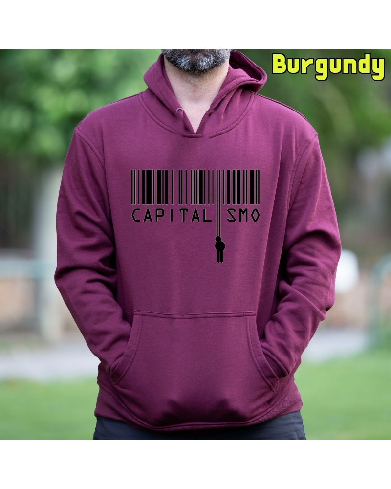 Sudadera hombre con capucha Capitalismo