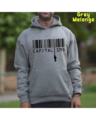 Sudadera hombre con capucha Capitalismo