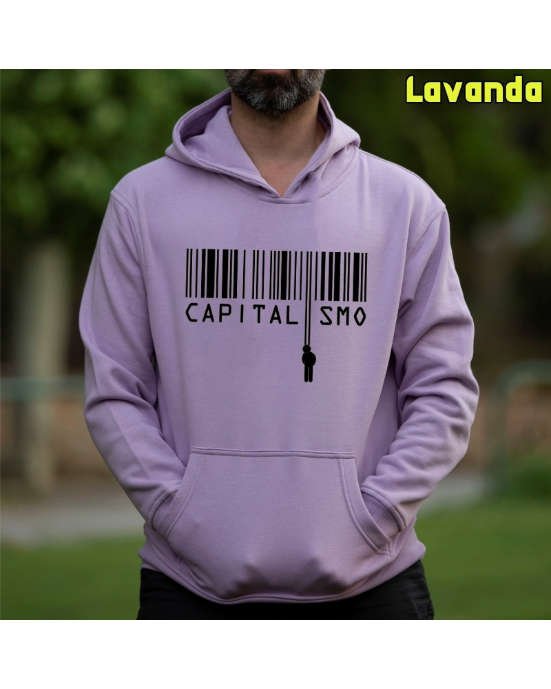 Capitalismo - Sudadera Hombre Con Capucha