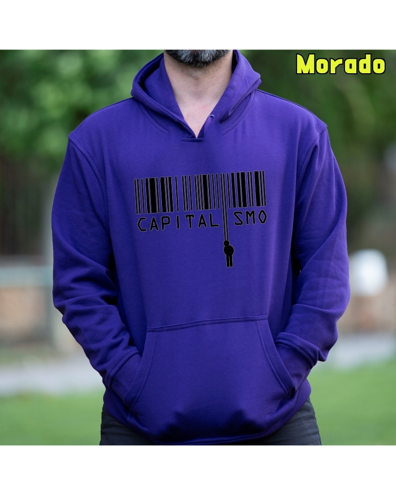 Capitalismo - Sudadera Hombre Con Capucha