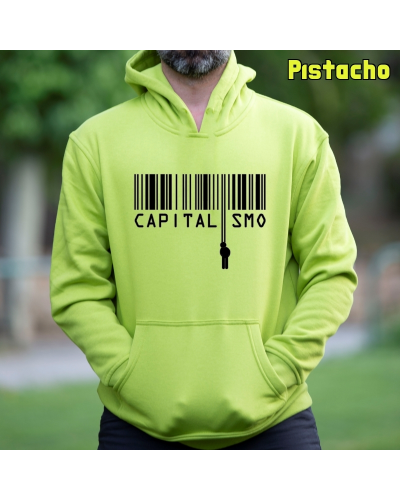 Sudadera hombre con capucha Capitalismo