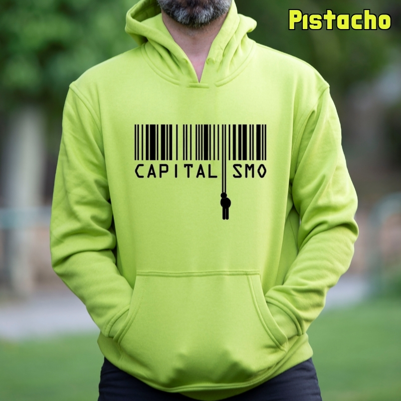 Capitalismo - Sudadera Hombre Con Capucha
