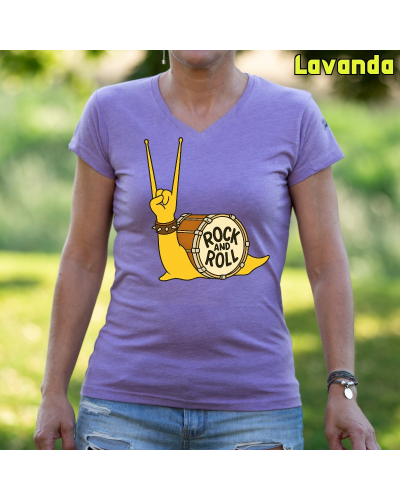 CaraRock - Camiseta Mujer Manga Corta