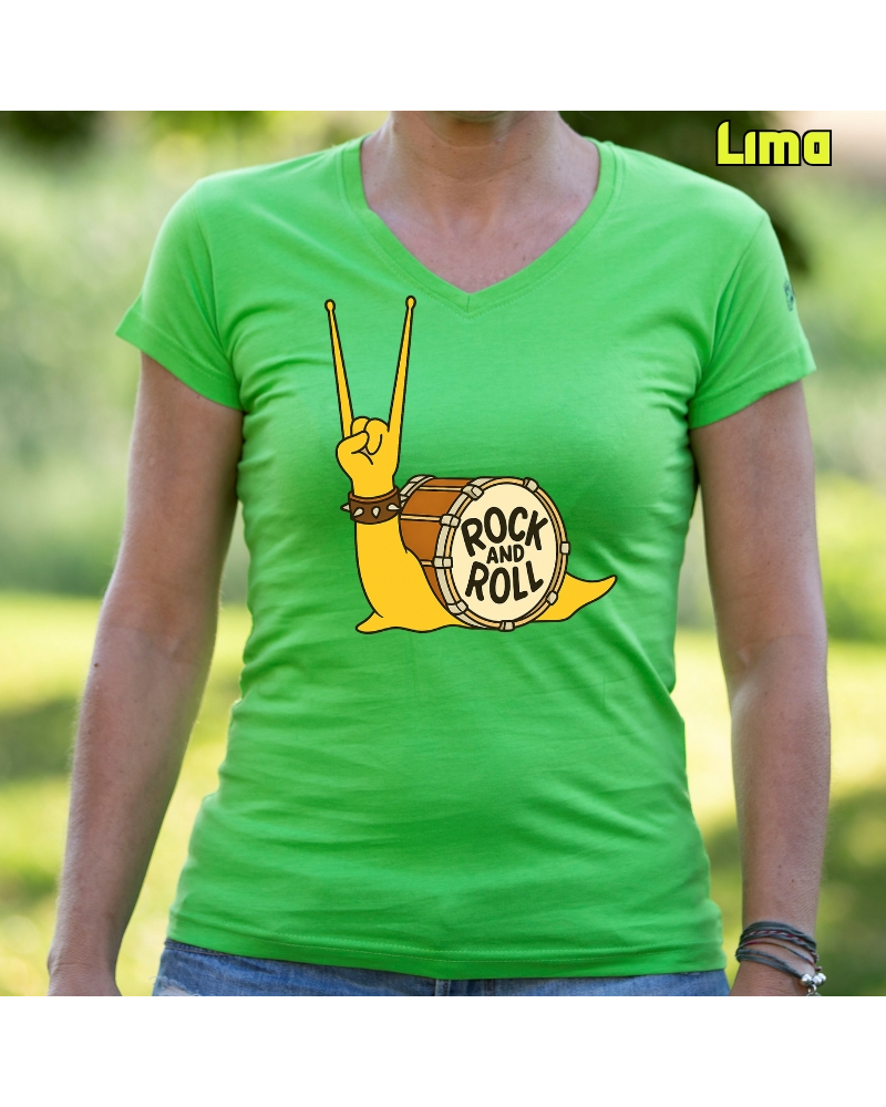 CaraRock - Camiseta Mujer Manga Corta