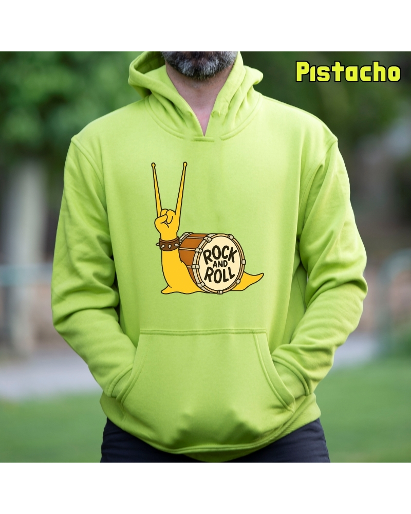 CaraRock - Sudadera Hombre Con Capucha