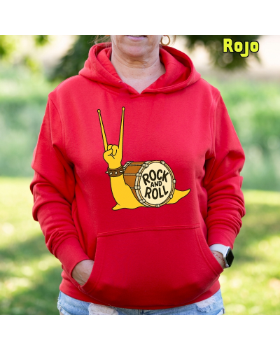 Sudadera mujer con capucha CaraRock