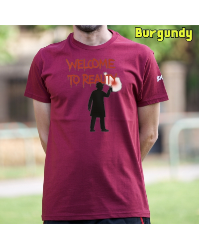 Camiseta hombre manga corta - Welcome To Reality