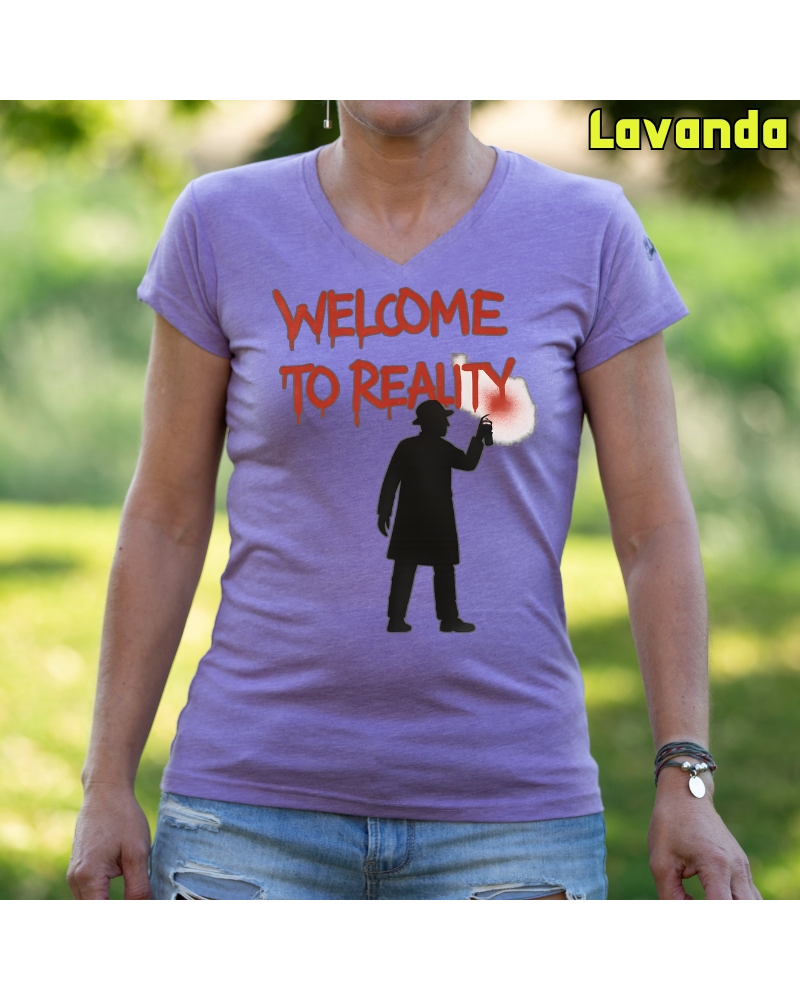 Camiseta Mujer Manga Corta - Welcome To Reality