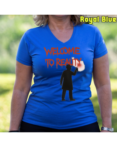 Welcome To Reality - Camiseta Mujer Manga Corta