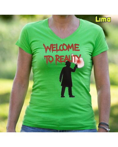 Camiseta Mujer Manga Corta - Welcome To Reality