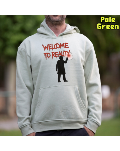 Sudadera hombre con capucha Welcome To Reality