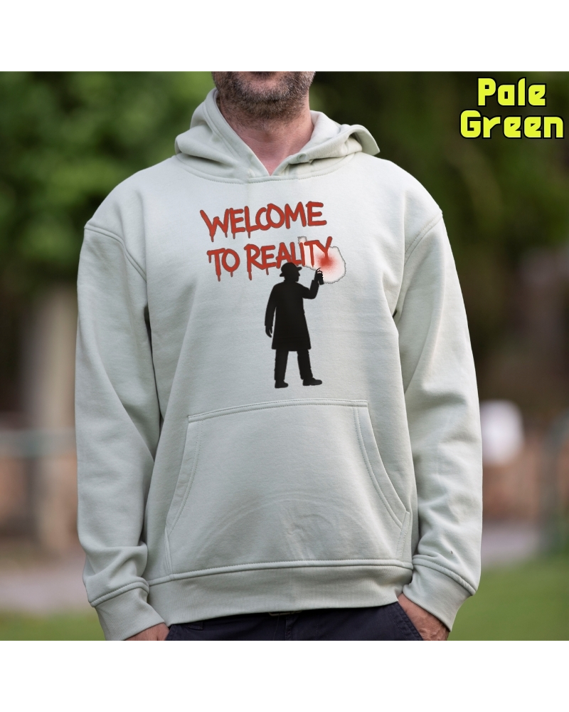 Welcome To Reality - Sudadera hombre con capucha