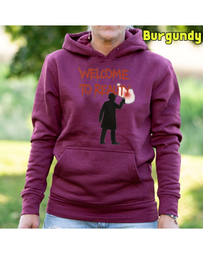 Sudadera mujer con capucha Welcome To Reality