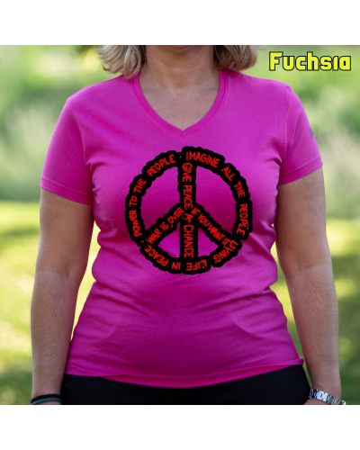 Camiseta Mujer Manga Corta - Imagine All