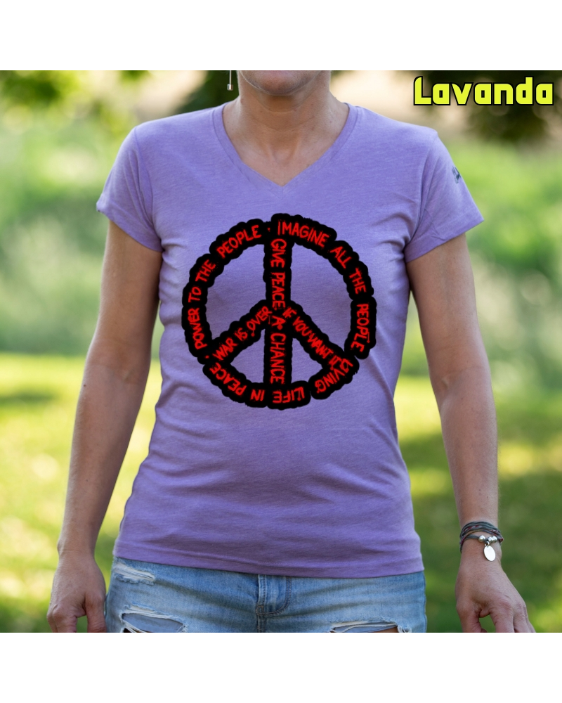 Camiseta Mujer Manga Corta - Imagine All