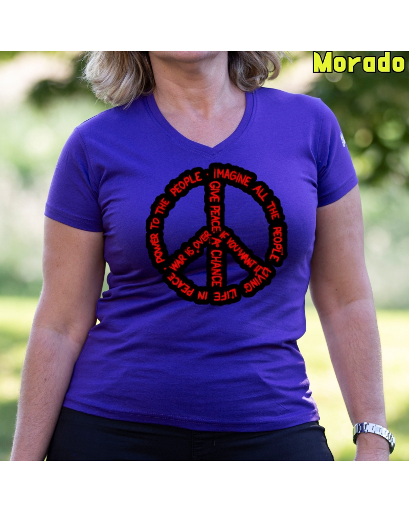 Camiseta Mujer Manga Corta - Imagine All