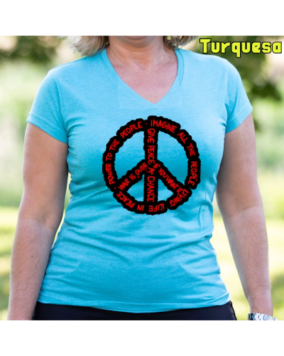 Camiseta Mujer Manga Corta - Imagine All
