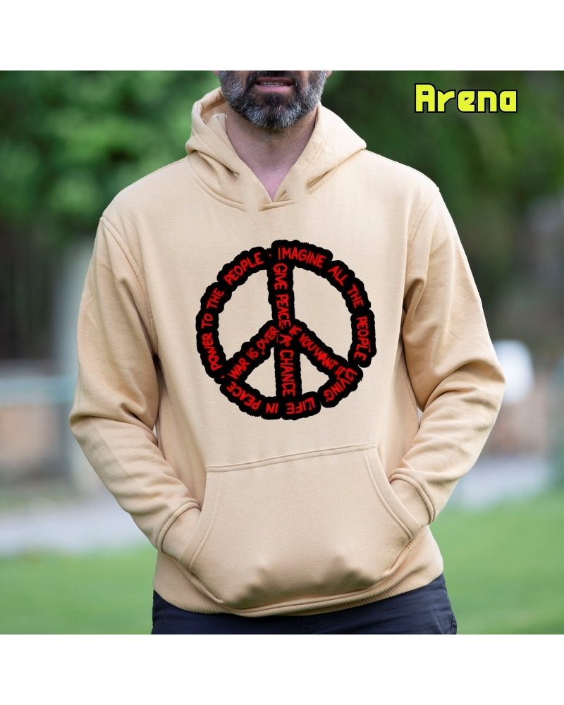 Imagine All - Sudadera hombre con capucha