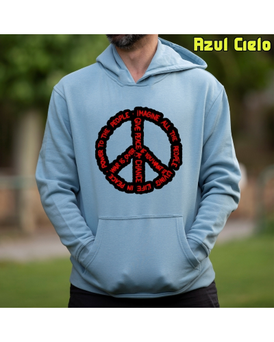 Sudadera hombre con capucha Imagine All