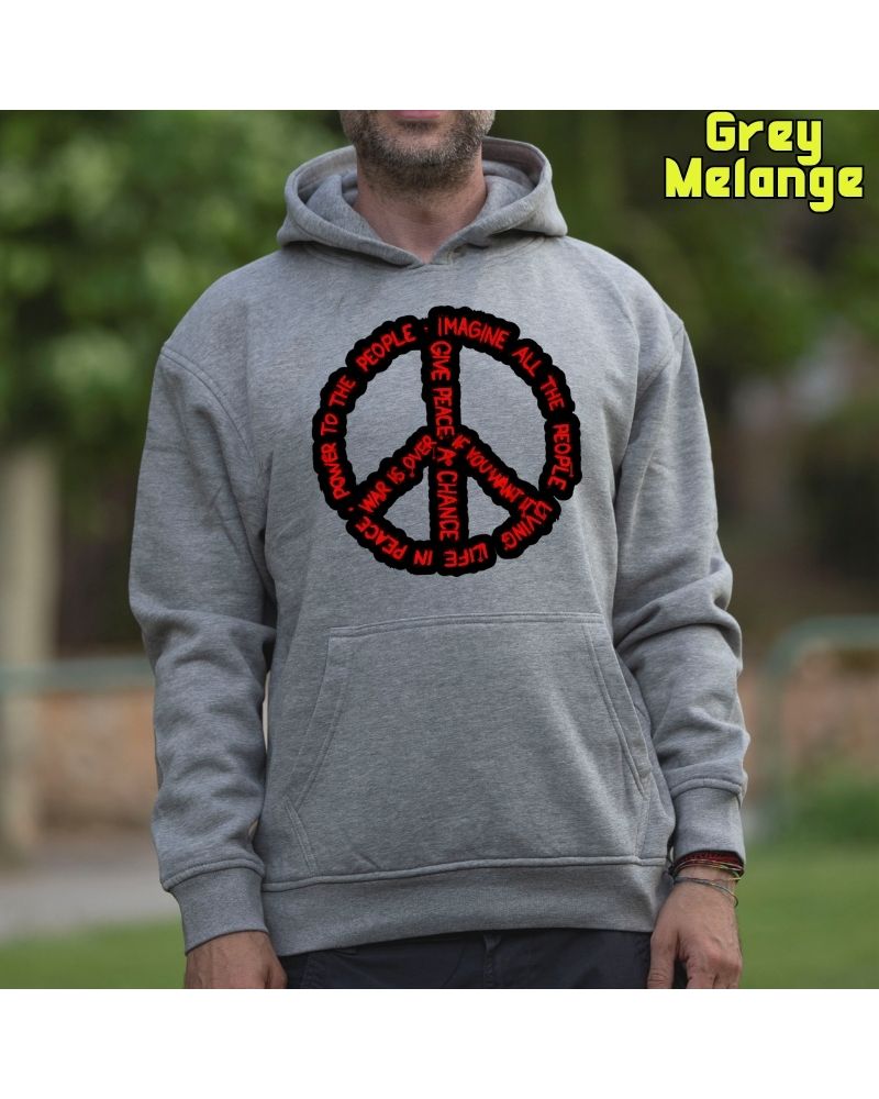 Imagine All - Sudadera hombre con capucha