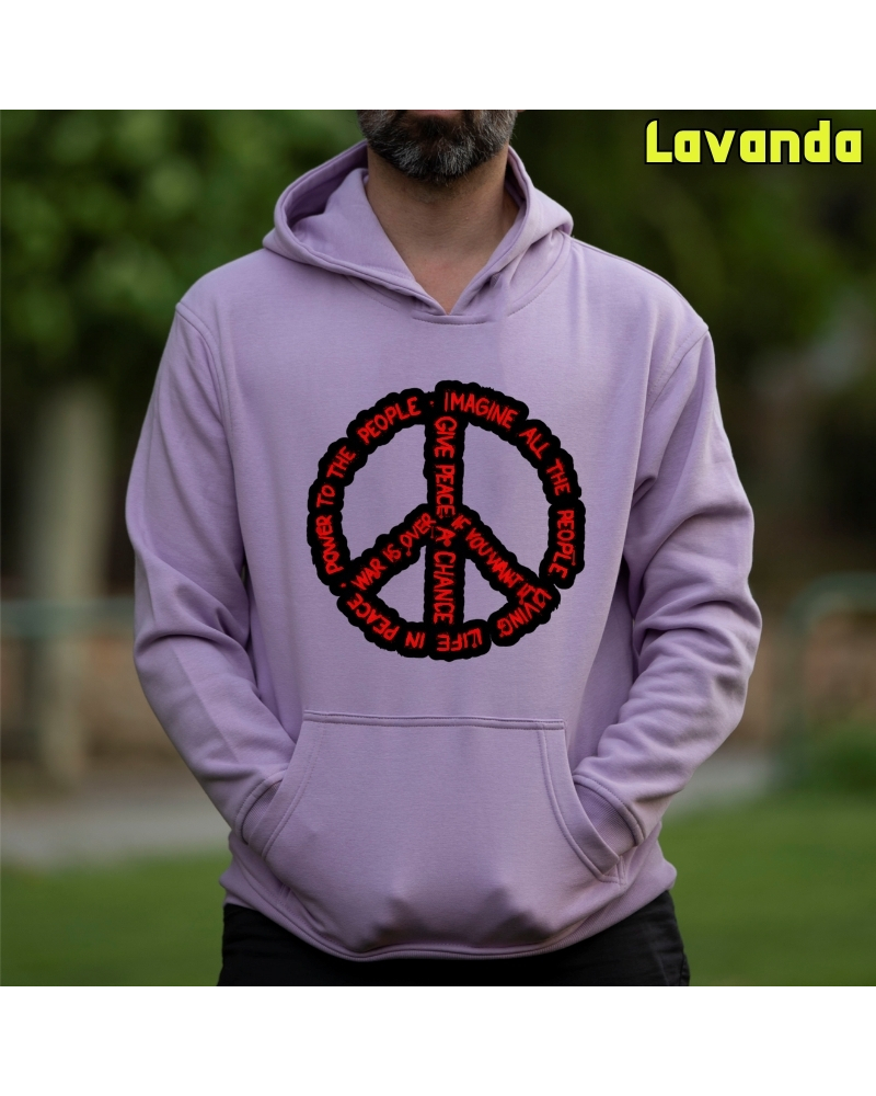 Imagine All - Sudadera hombre con capucha