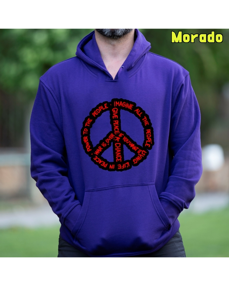 Imagine All - Sudadera hombre con capucha