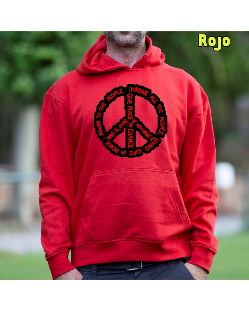 Imagine All - Sudadera hombre con capucha