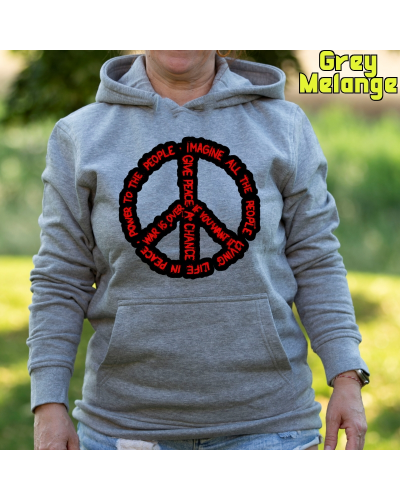 Sudadera mujer con capucha Imagine All