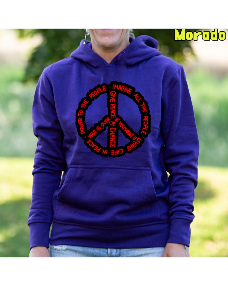 Sudadera mujer con capucha Imagine All