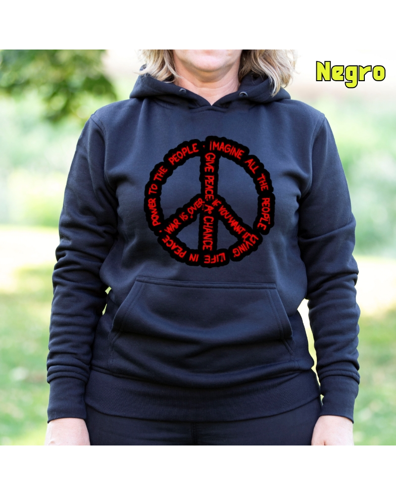 Sudadera mujer con capucha Imagine All