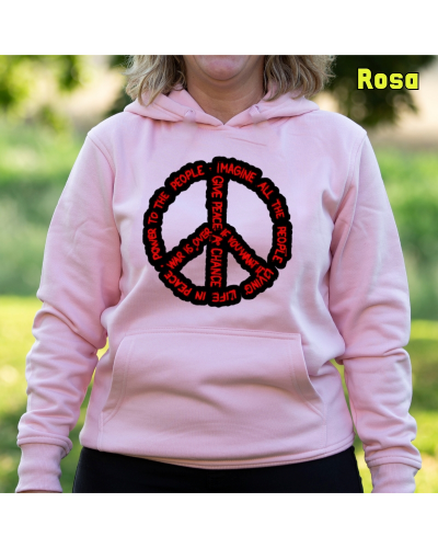 Imagine All - Sudadera mujer con capucha