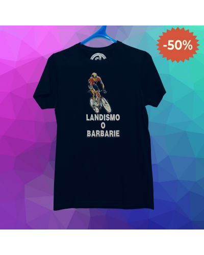 Camiseta Hombre Manga Corta LANDISMO O BARBARIE