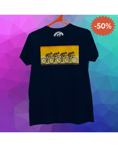Camiseta Hombre Manga Corta Pelotón Ciclista
