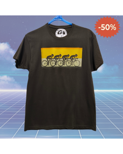 Camiseta Hombre Manga Corta Pelotón Ciclista