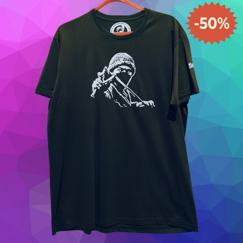 Camiseta Hombre Manga Corta ANTIFA
