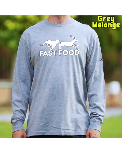 Fast Food - Camiseta Hombre Manga Larga