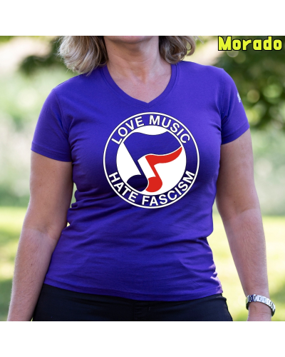 Camiseta Mujer Manga Corta - Ama La Musika