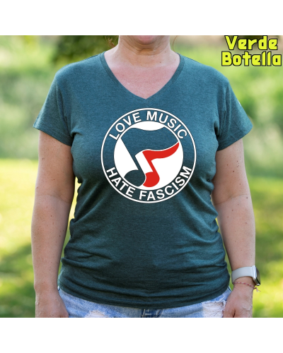 Camiseta Mujer Manga Corta - Ama La Musika