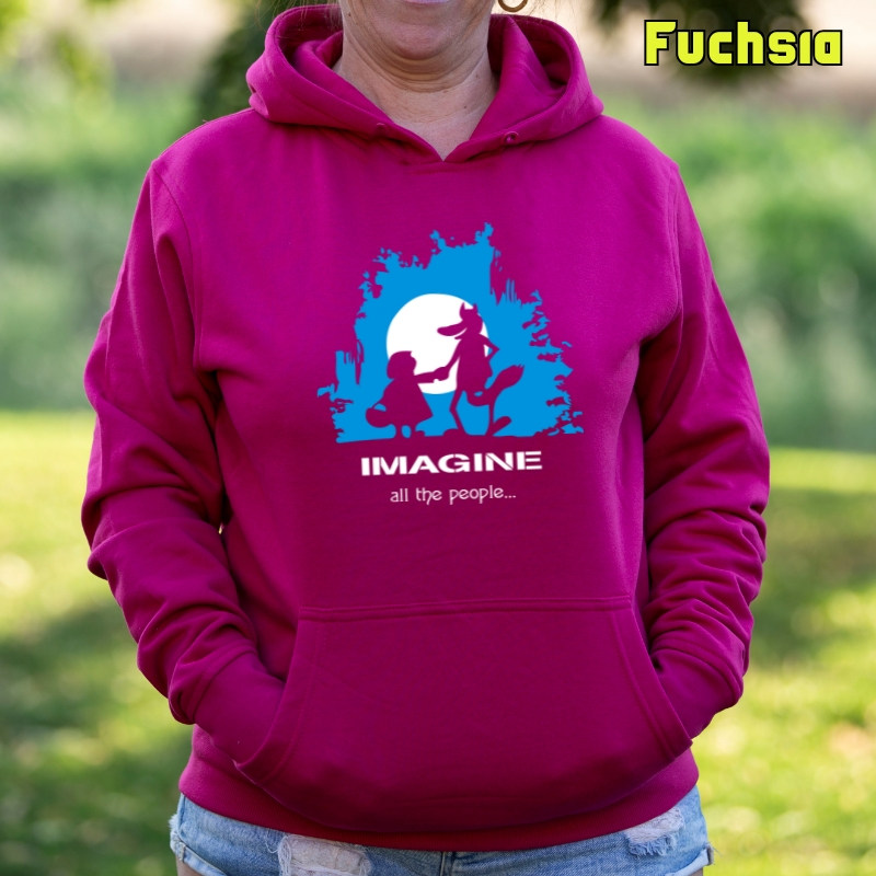 Imagine - Sudadera mujer con capucha