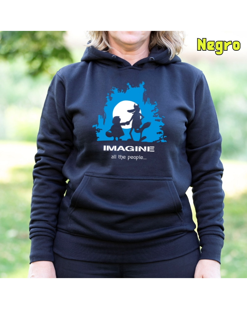 Imagine - Sudadera mujer con capucha