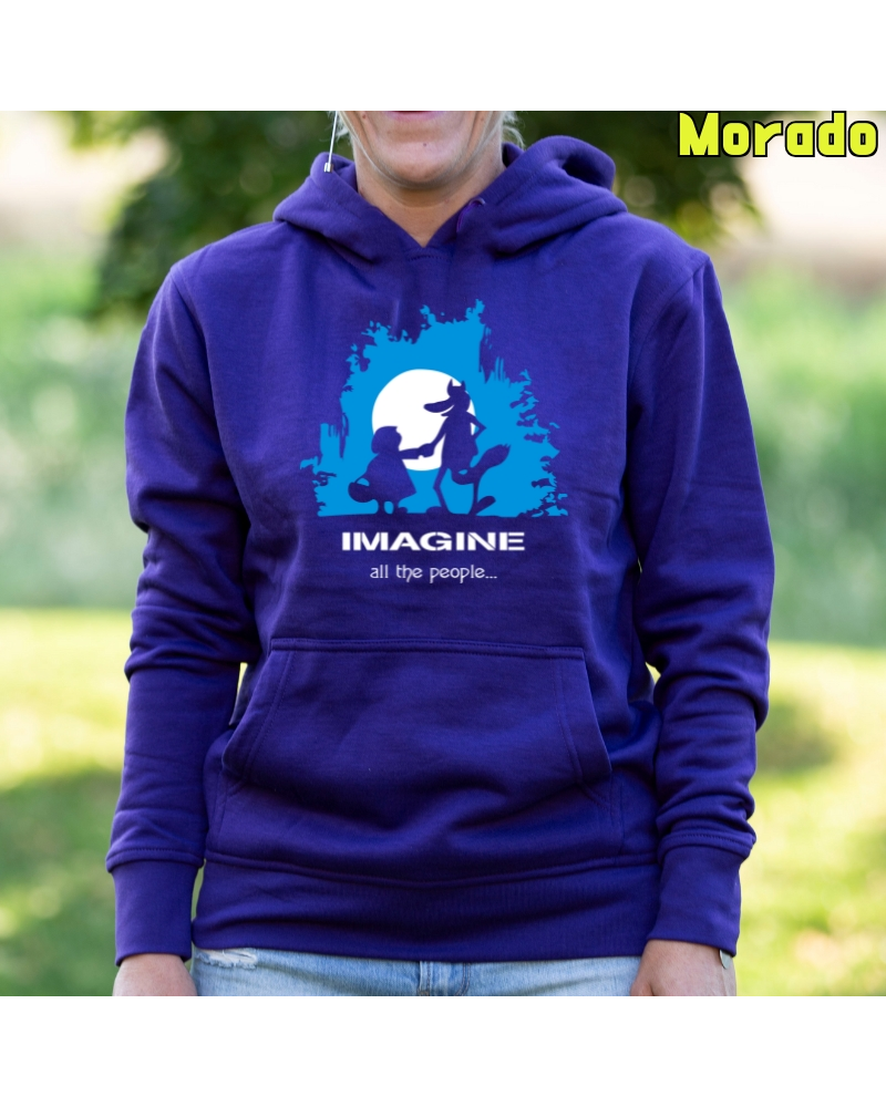 Imagine - Sudadera mujer con capucha
